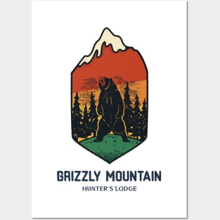 Grizzly Mountain Hunter's Lodge Posters and Art